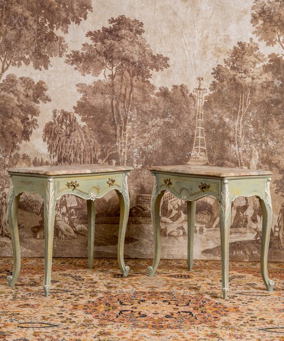 Pareja de mesitas antiguas Laia - Antique arte y decoracion