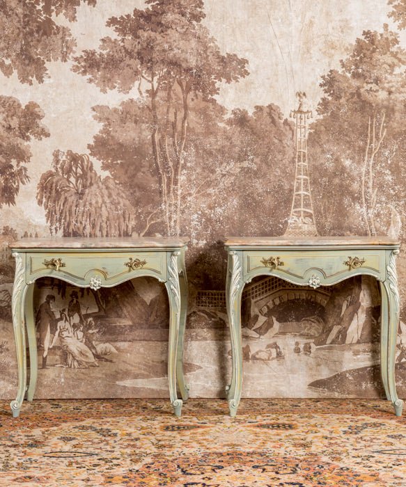 Pareja de mesitas antiguas Laia - Antique arte y decoracion