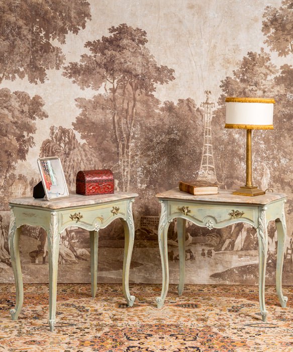Pareja de mesitas antiguas Laia - Antique arte y decoracion