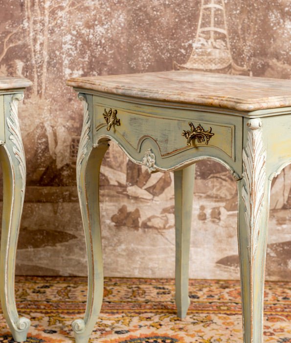 Pareja de mesitas antiguas Laia - Antique arte y decoracion