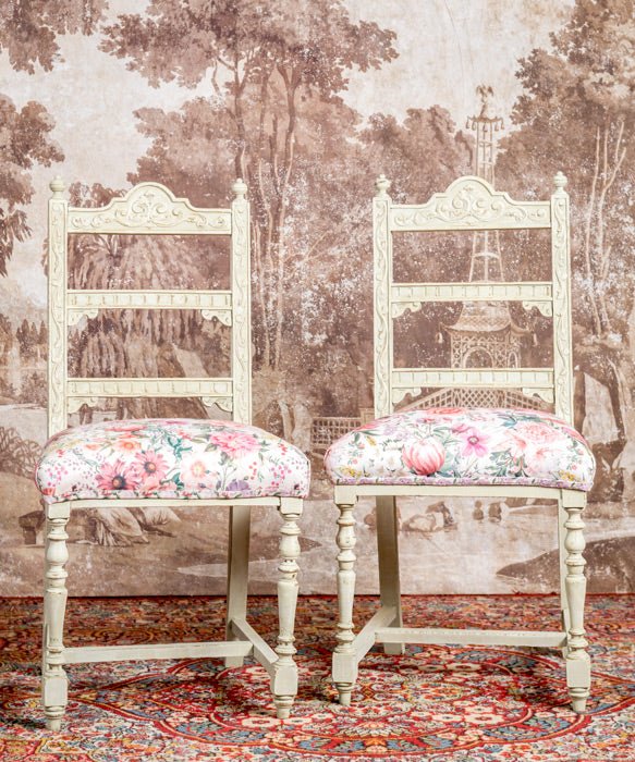 Pareja de sillas antiguas Belmont - Antique arte y decoracion