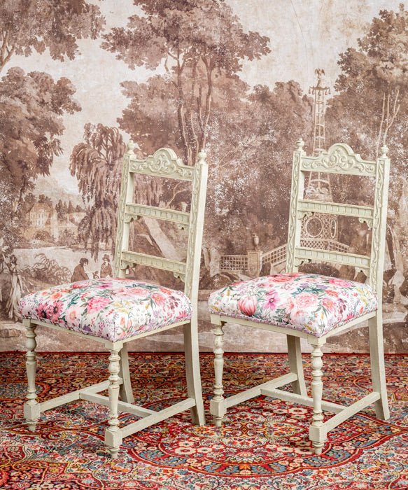 Pareja de sillas antiguas Belmont - Antique arte y decoracion