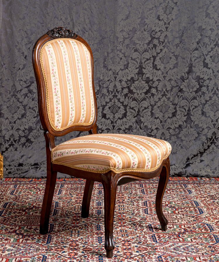 Pareja de sillas antiguas estilo isabelino - Antique arte y decoracion