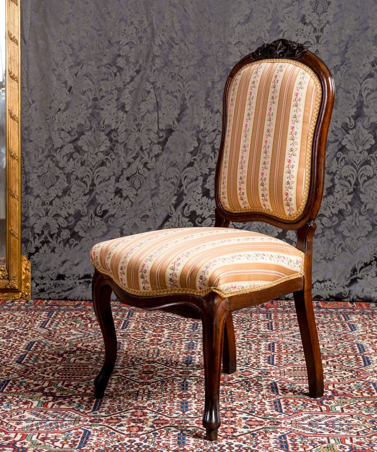 Pareja de sillas antiguas estilo isabelino - Antique arte y decoracion
