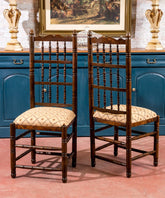 Pareja de sillas antiguas Village - Antique arte y decoracion