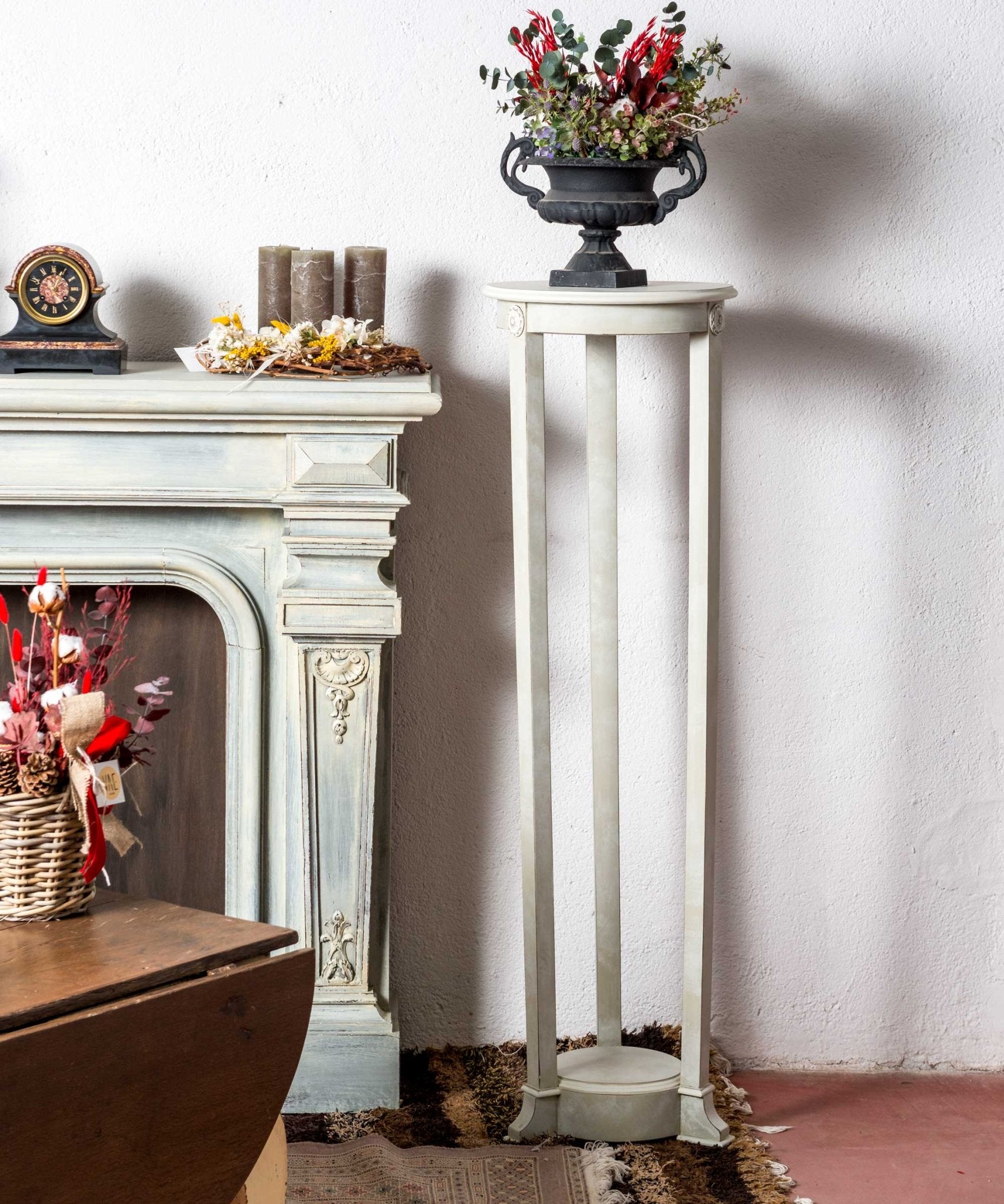 Pedestal antiguo Giuseppe - Antique arte y decoracion