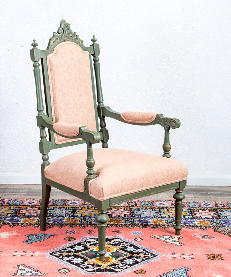 Sillón antiguo Indigo - Antique arte y decoracion