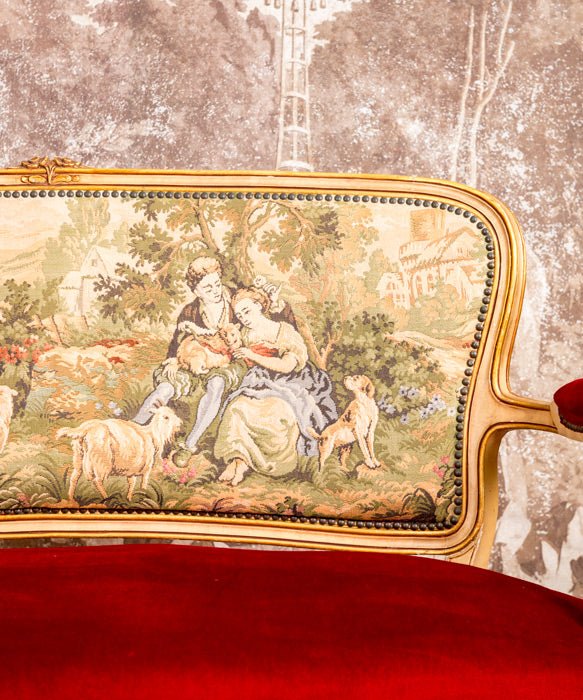 Sofá antiguo Luis XV - Antique arte y decoracion