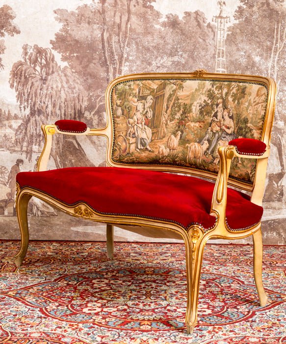 Sofá antiguo Luis XV - Antique arte y decoracion