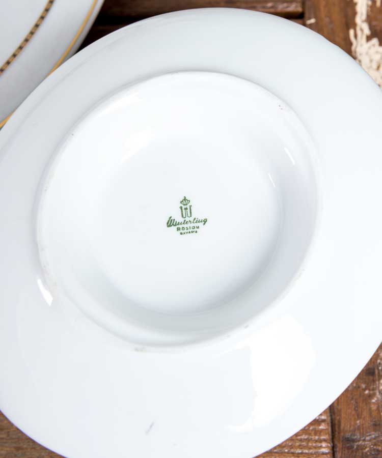 Vajilla alemana Bavaria Winterling Röslau - Antique arte y decoracion
