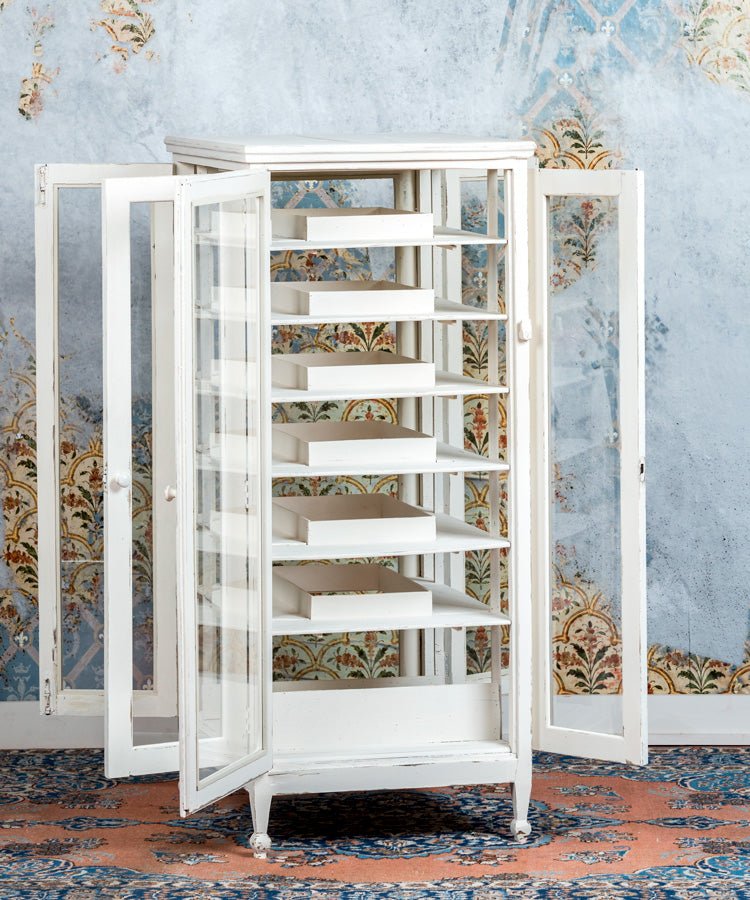 Vitrina de botica antigua - Antique arte y decoracion