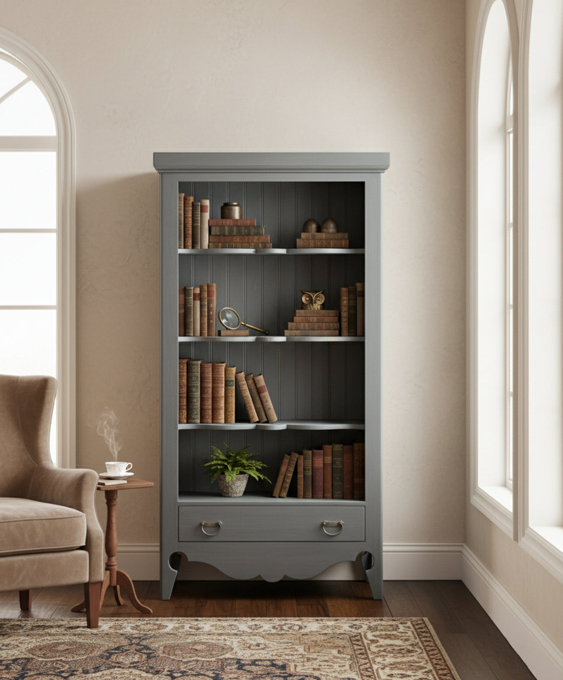 Librería de madera Venice