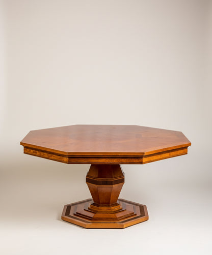 Mesa octogonal de roble