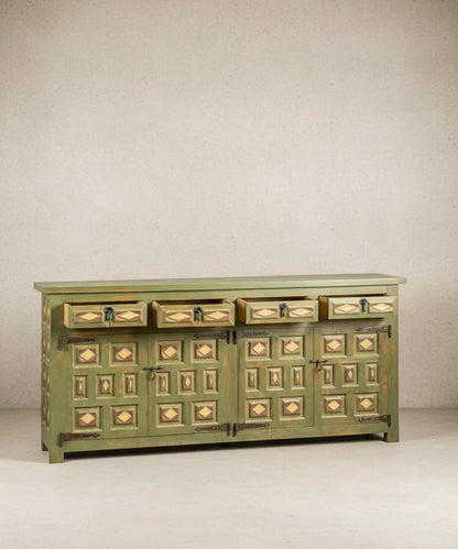 Aparador rústico de madera maciza Leo Antique arte y decoracion