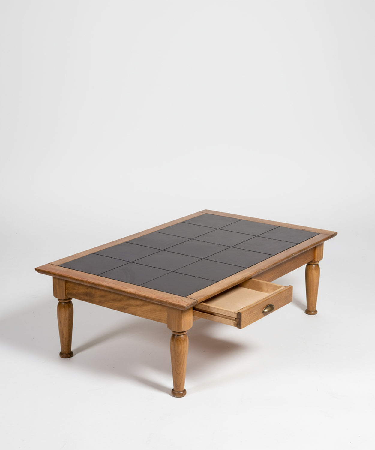 Mesa de centro rústica de madera