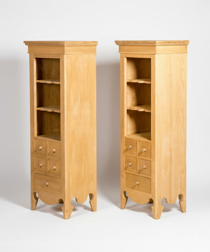 Mueble auxiliar estantería con cajones