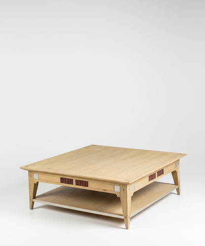 Mesa de centro en madera de roble