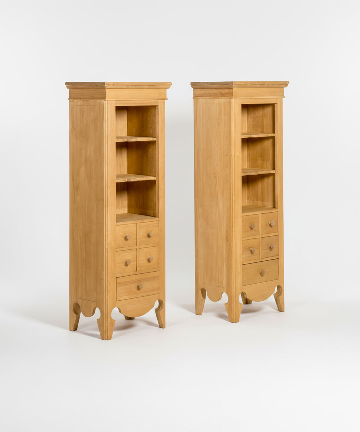 Mueble auxiliar estantería con cajones