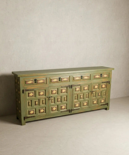 Aparador rústico de madera maciza Leo Antique arte y decoracion