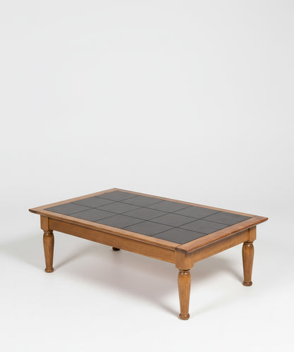 Mesa de centro rústica de madera