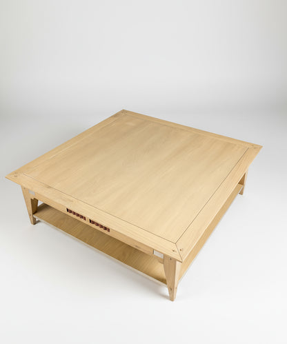 Mesa de centro en madera de roble