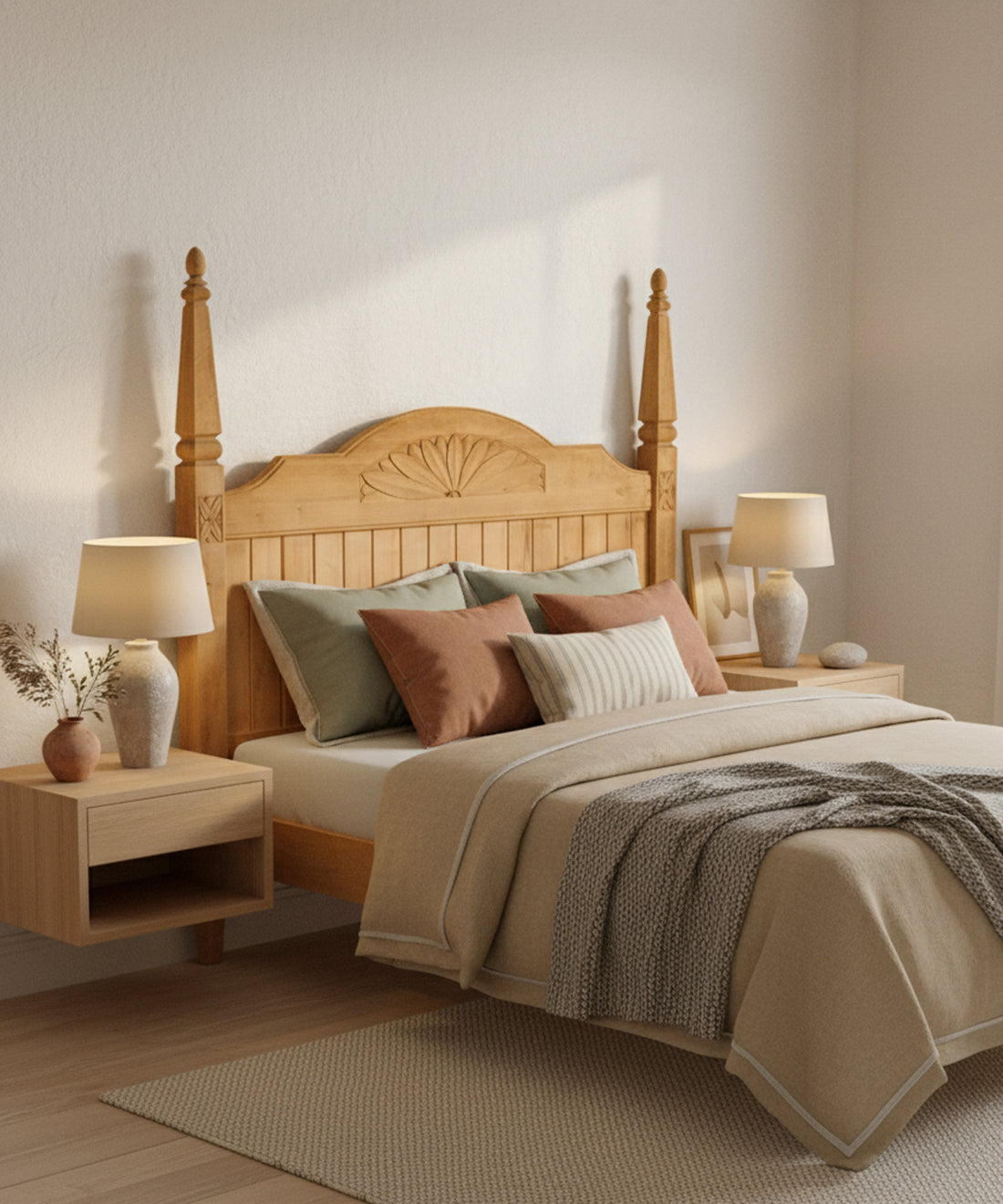 Cabecero de madera Velvet
