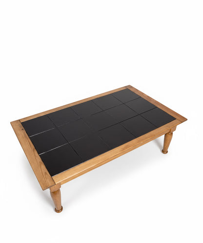 Mesa de centro rústica de madera