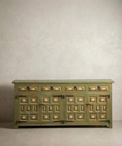 Aparador rústico de madera maciza Leo Antique arte y decoracion