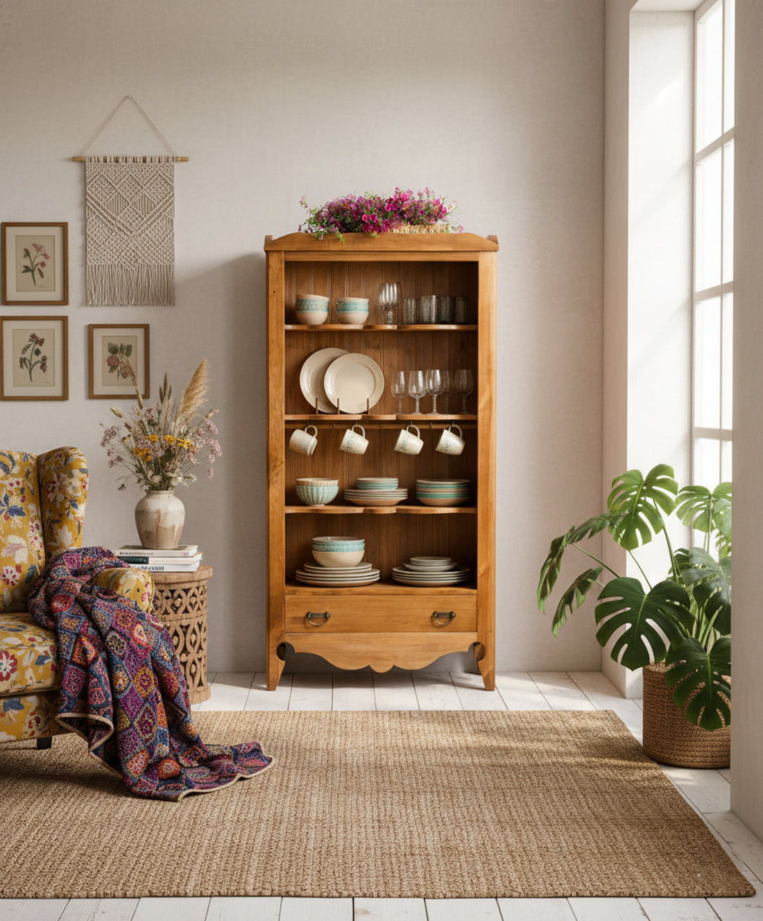 Librería de madera Julia