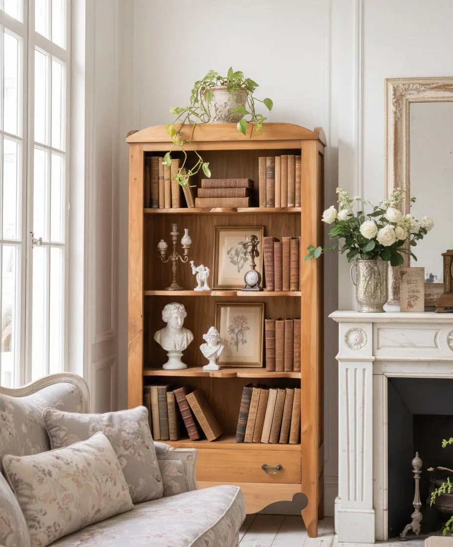 Librería de madera Julia Antique arte y decoracion