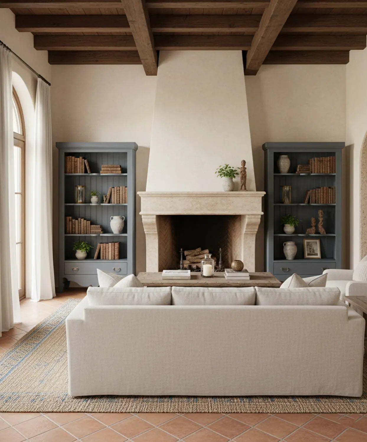 Librería de madera Venice Antique arte y decoracion
