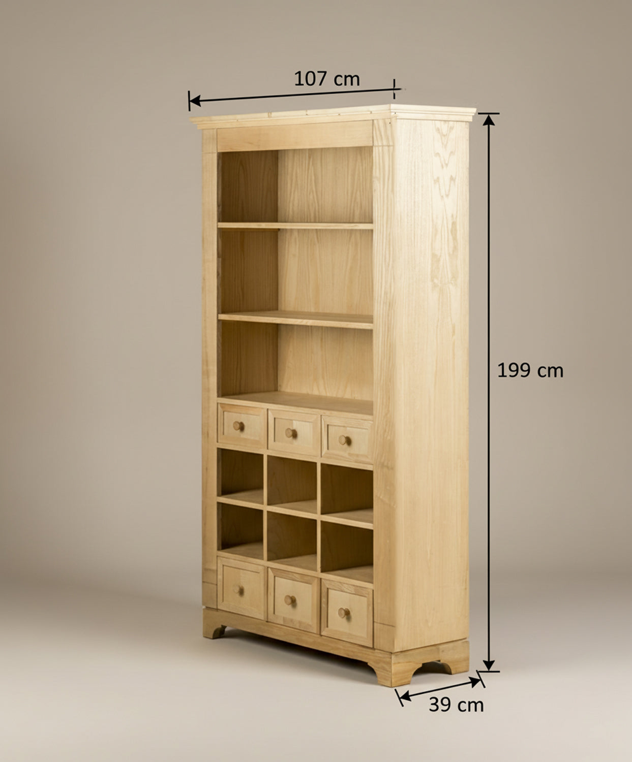 Librería con cajones Eton