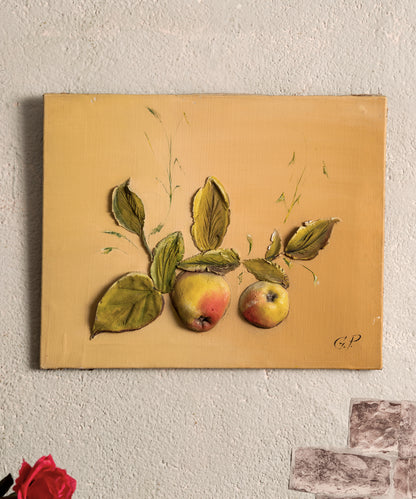 Pareja de bodegones en relieve