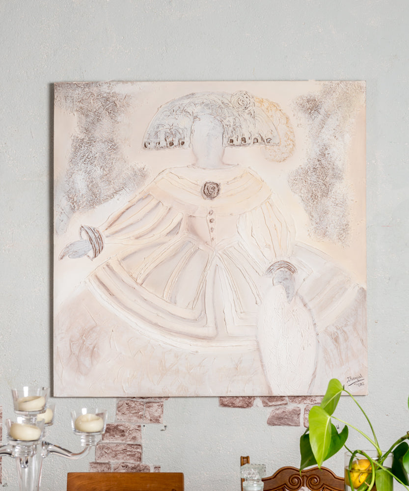 Cuadro abstracto Menina