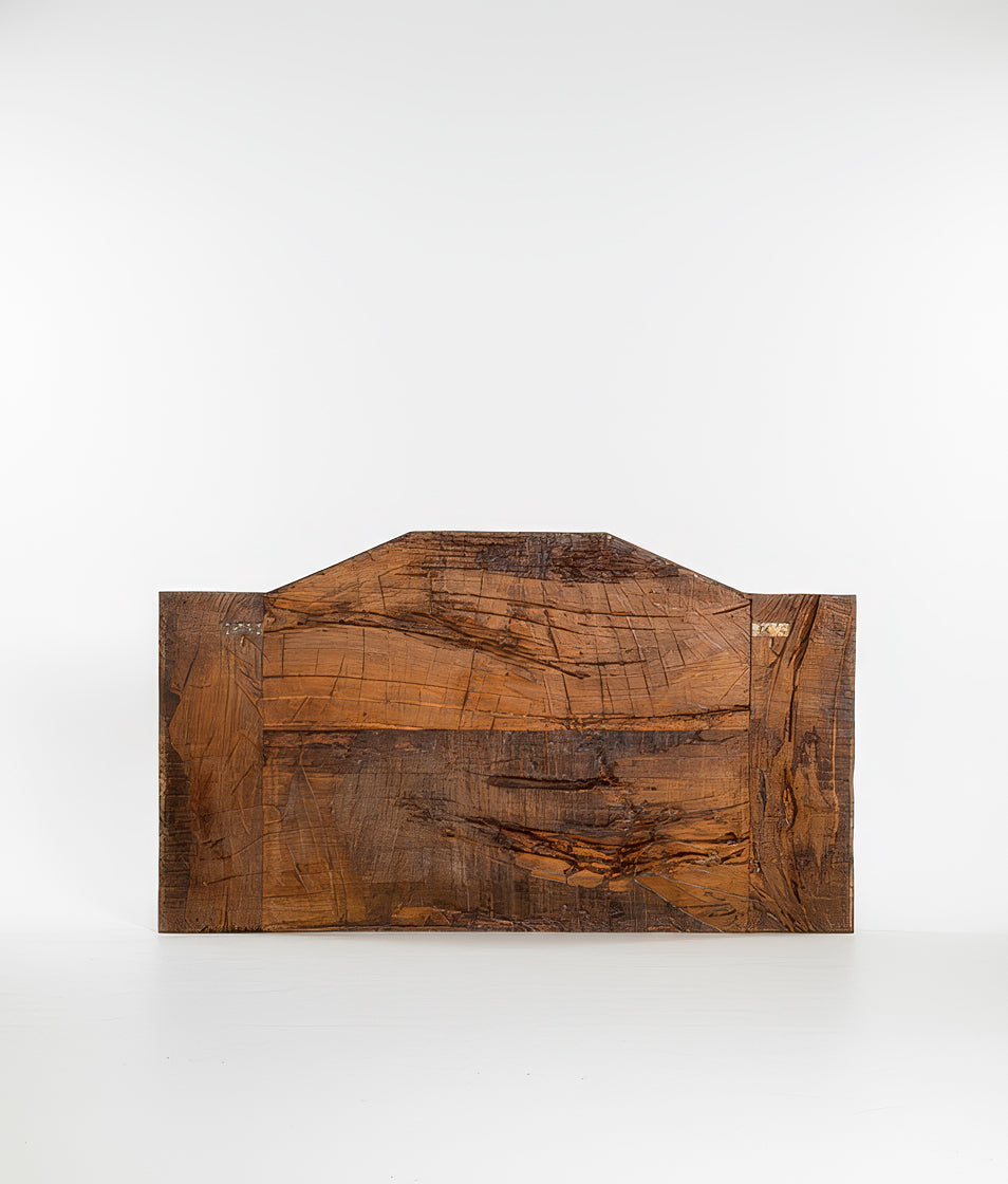 Cabecero antiguo pintado