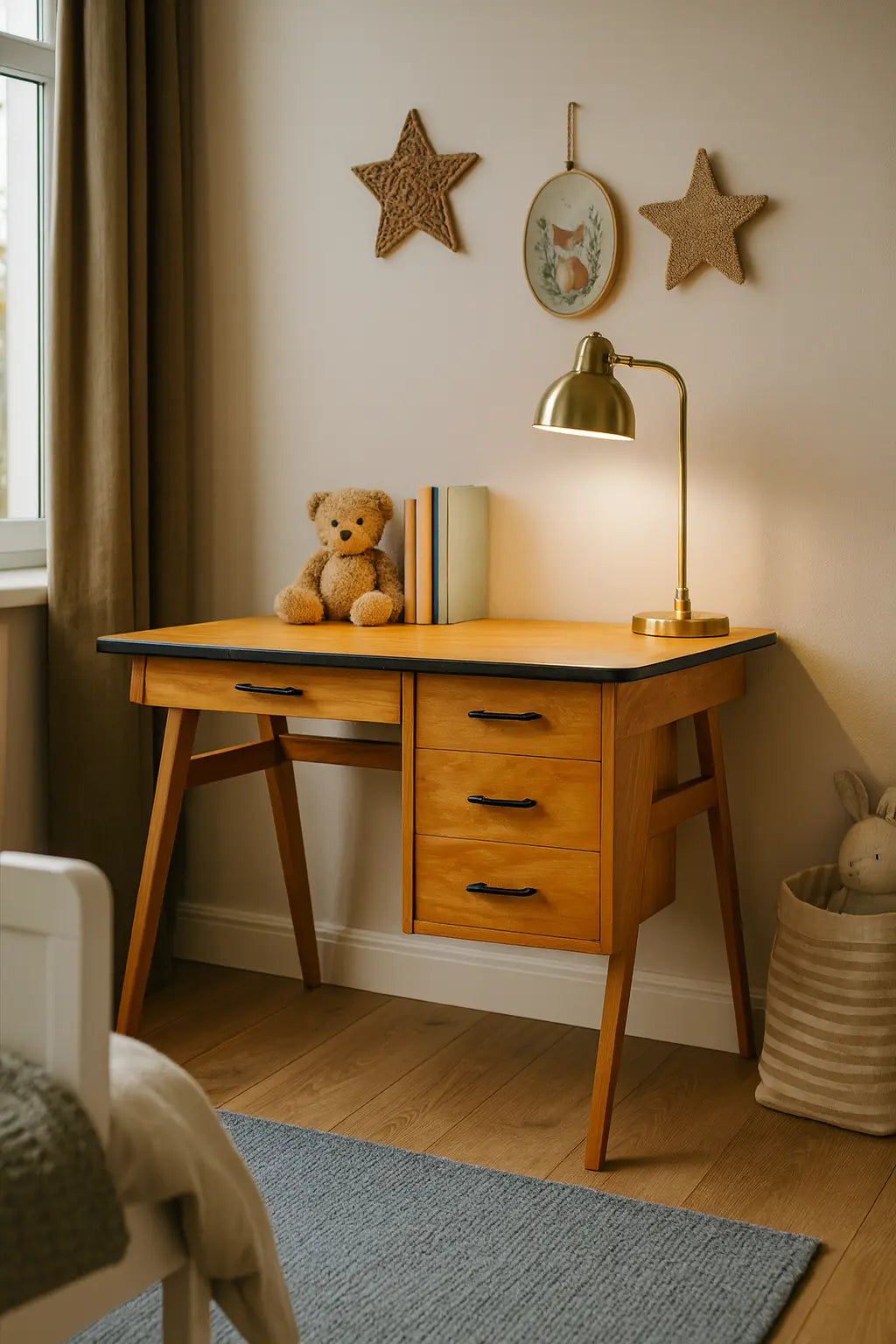 Escritorio Mid Century Antique arte y decoracion