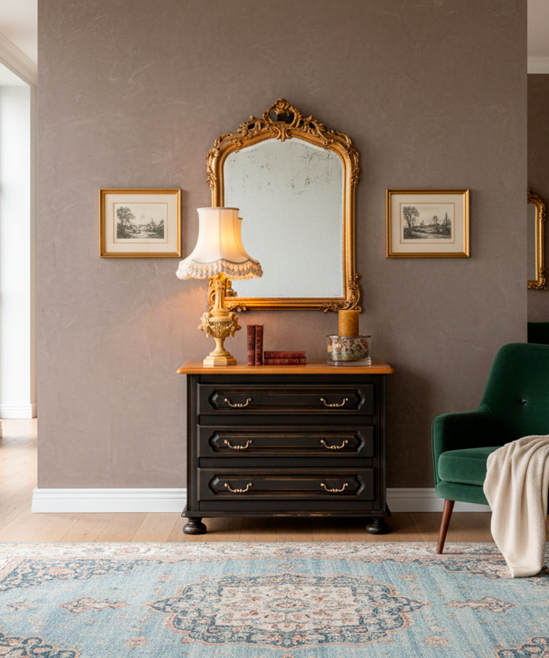 Lara antique dresser