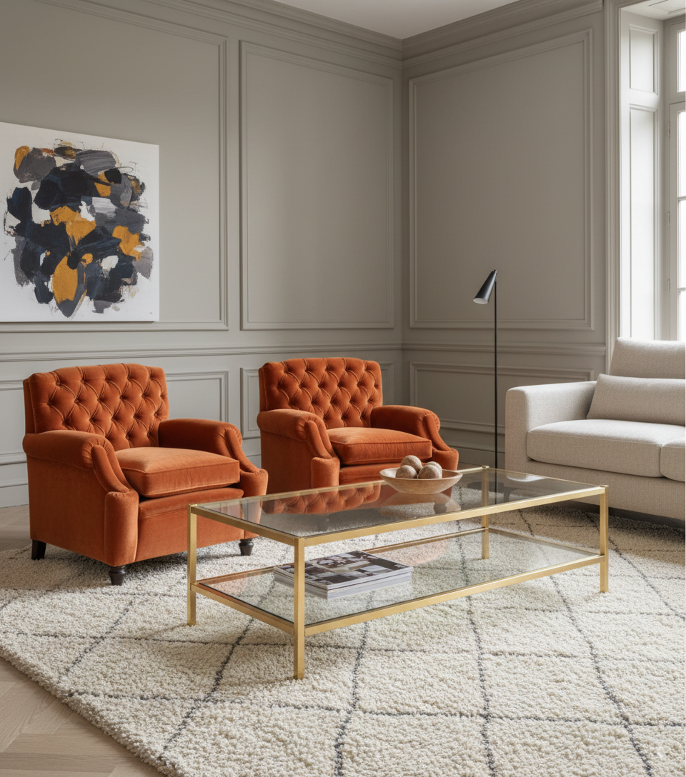 Pareja de sillones vintage