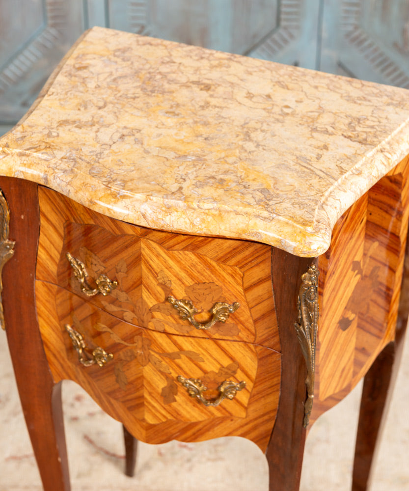 Pair of French Louis XV Nightstands