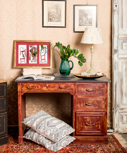 Antique Belchite Oak Desk