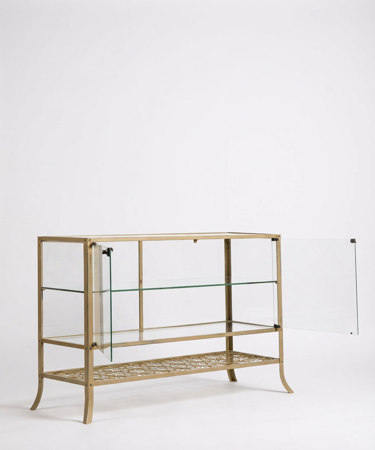 Vitrina de metal vintage