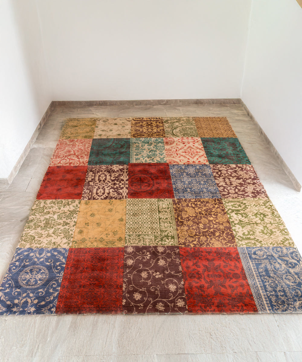 Alfombra patchwork vintage