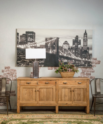 Milan industrial wooden sideboard
