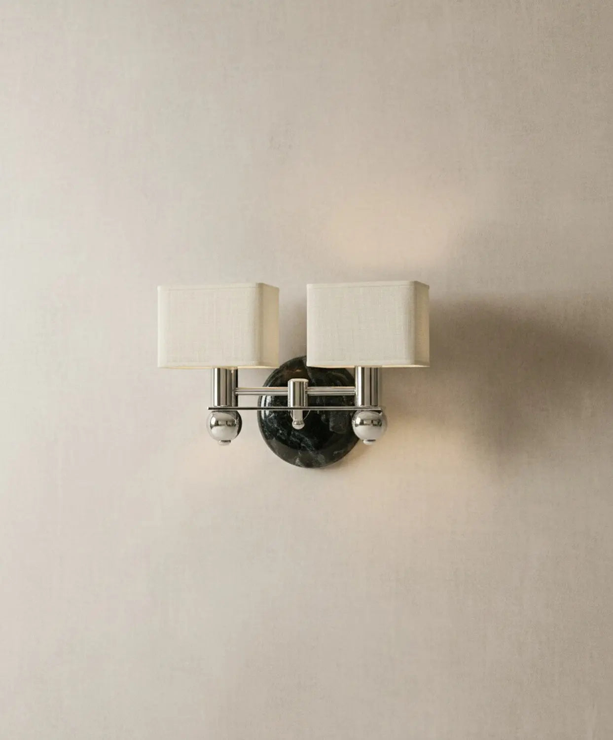 Aplique de pared de doble luz Antique arte y decoracion