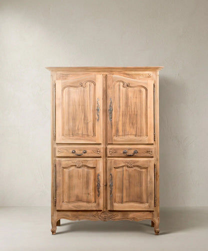 Armario Vintage Luis XV de Madera Lavada | Mediados S. XX