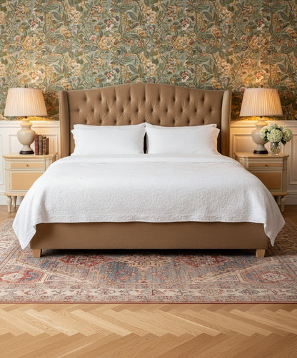 Pareja de mesitas de noche vintage Aube