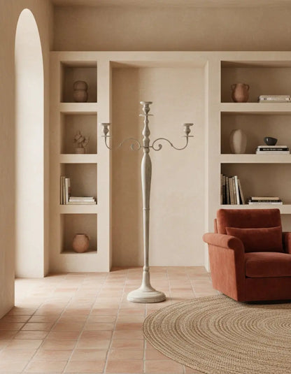 Candelabro de pie antiguo Antique arte y decoracion