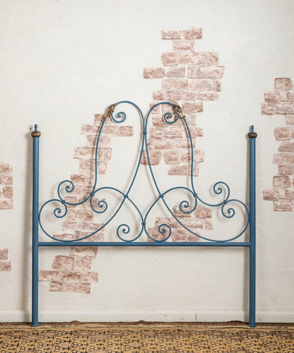 Iron headboard
