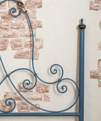 Iron headboard