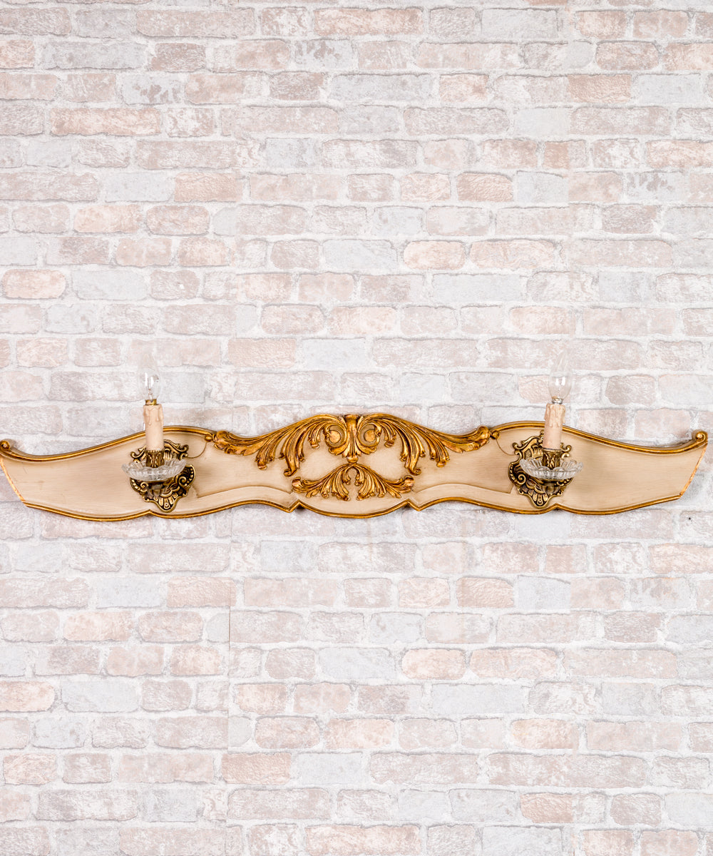 Antique Marseille wall light